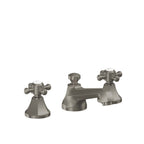 California Faucets Monterey 8" Llave de Lavabo de 3 Orificios para Cubierta, con Dos Manerales - Grafito