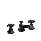 California Faucets Monterey 8" Llave de Lavabo de 3 Orificios para Cubierta, con Dos Manerales - Negro Mate