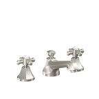 California Faucets Monterey 8" Llave de Lavabo de 3 Orificios para Cubierta, con Dos Manerales - Acero Inoxidable Ultra