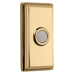 Baldwin Hardware Rectangular Timbre 4860 — Latón sin laca