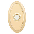 Baldwin Hardware Oval Timbre 4861 — Latón sin laca