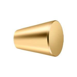 Deltana Perilla Cónica para Gabinete 1-1/8" — Latón Pulido PVD