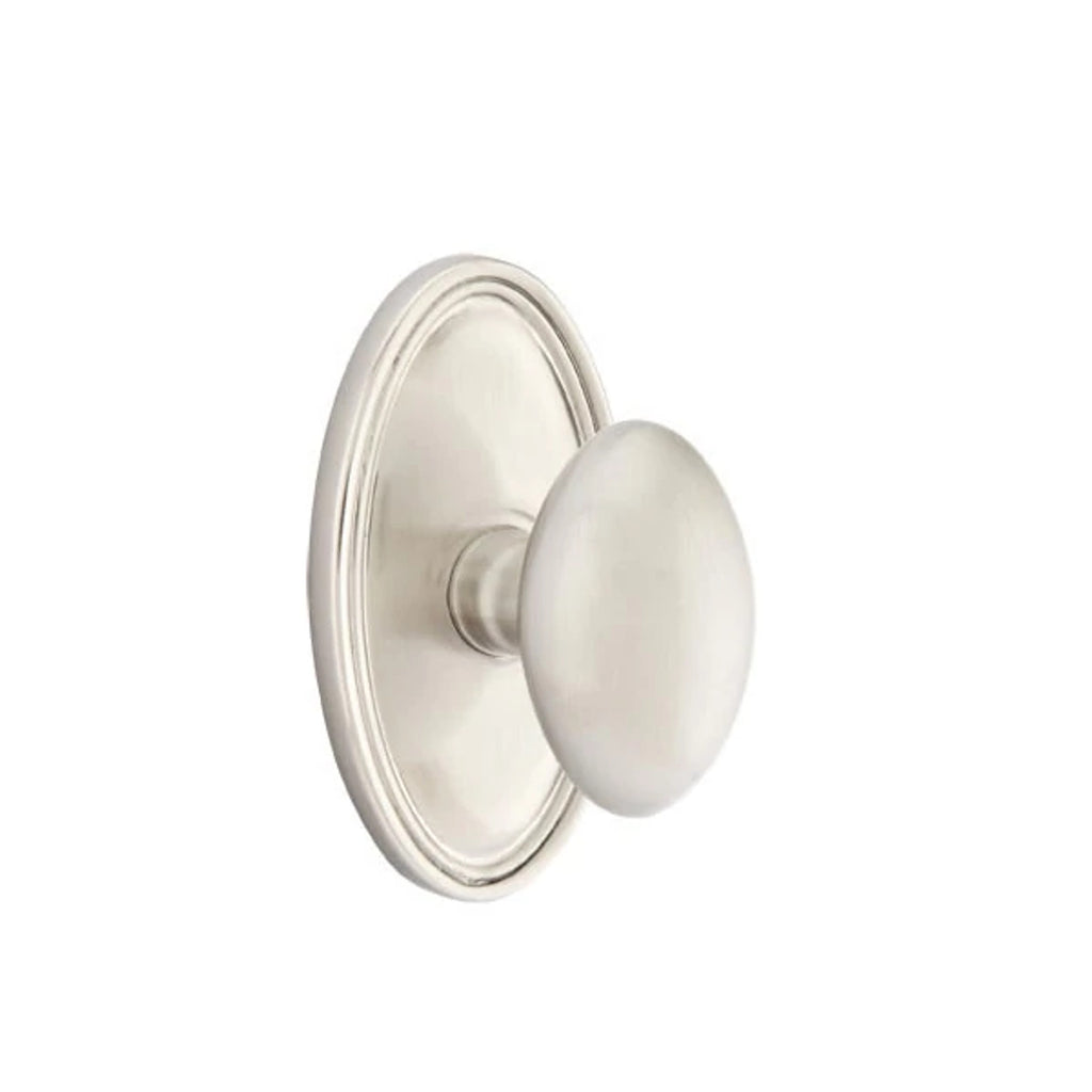 Níquel Satinado · Oval Rosette