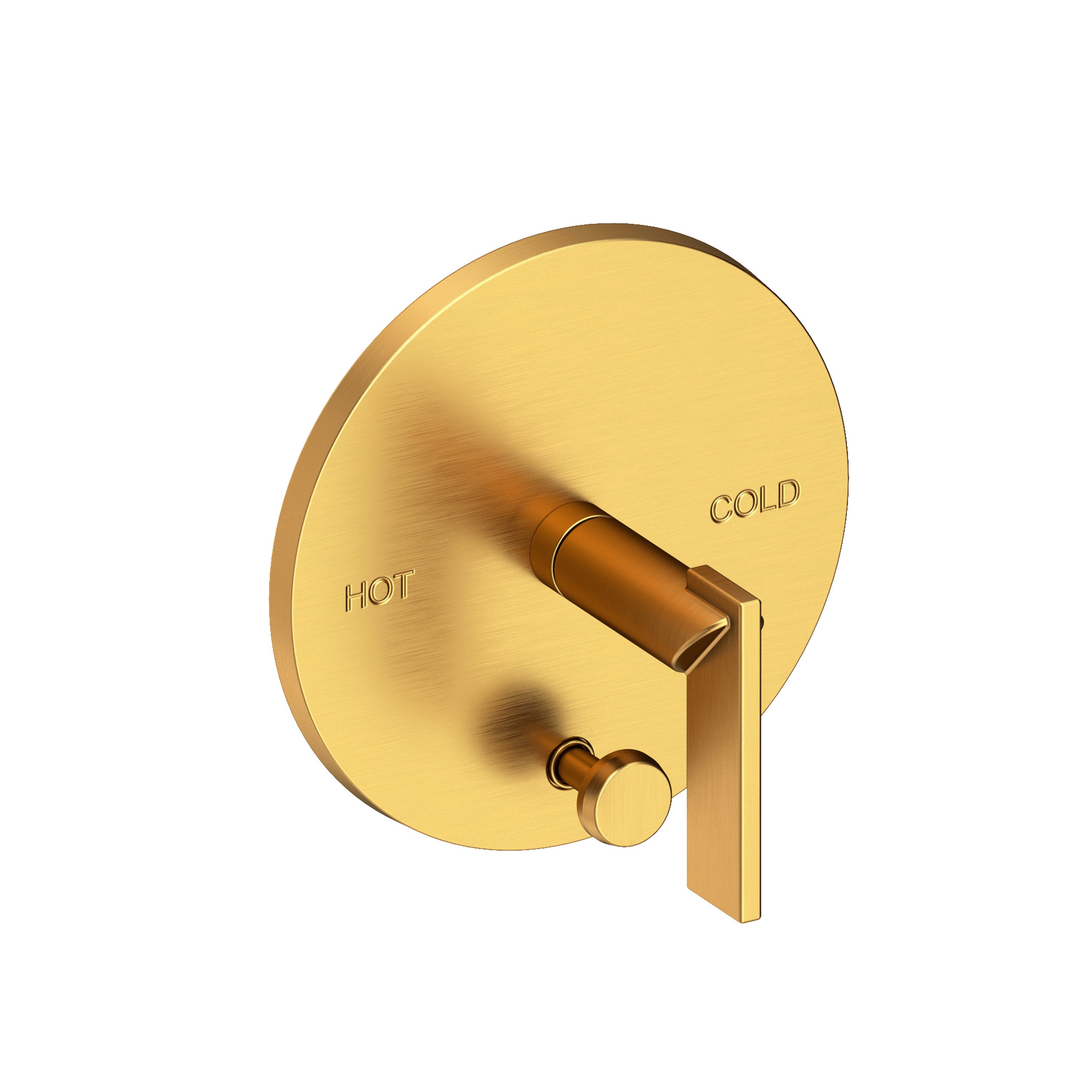 Newport Brass Pavani 5-2492BP — Kit de Tina y Regadera con Desviador — Presión Balanceada — Oro Satinado (PVD)