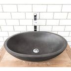 Barclay Caspar Grande — Lavabo de Sobreponer Oval de Concreto — imagen 1