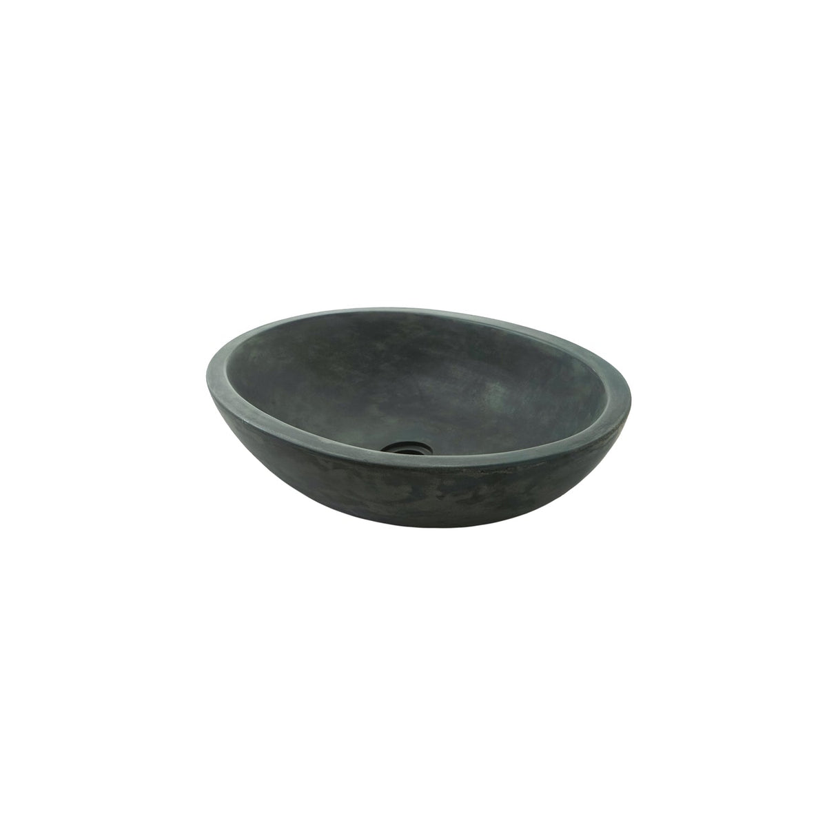 Barclay Caspar Grande — Lavabo de Sobreponer Oval de Concreto — imagen 8