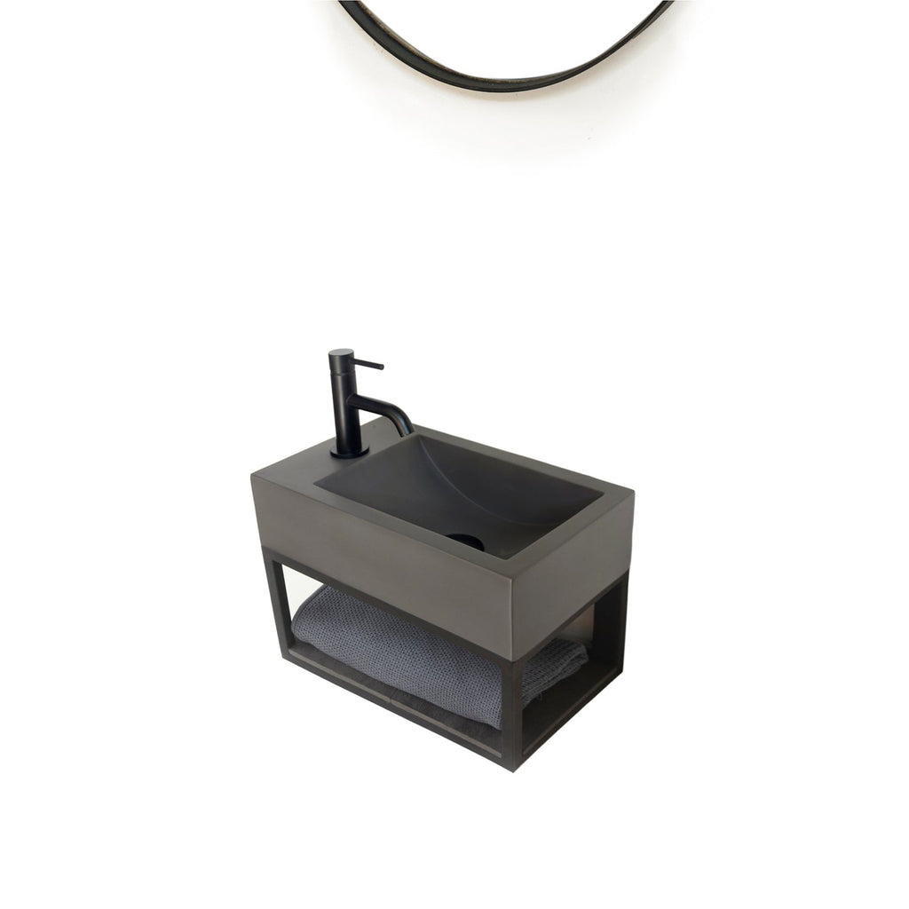 Barclay Brixton — Lavabo de Pared Rectangular de Concreto — imagen 2