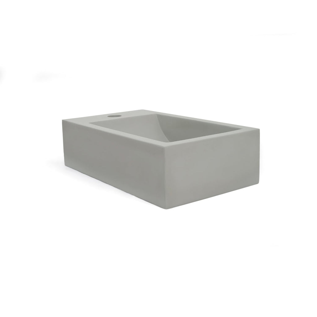 Barclay Brixton — Lavabo de Pared Rectangular de Concreto — imagen 10