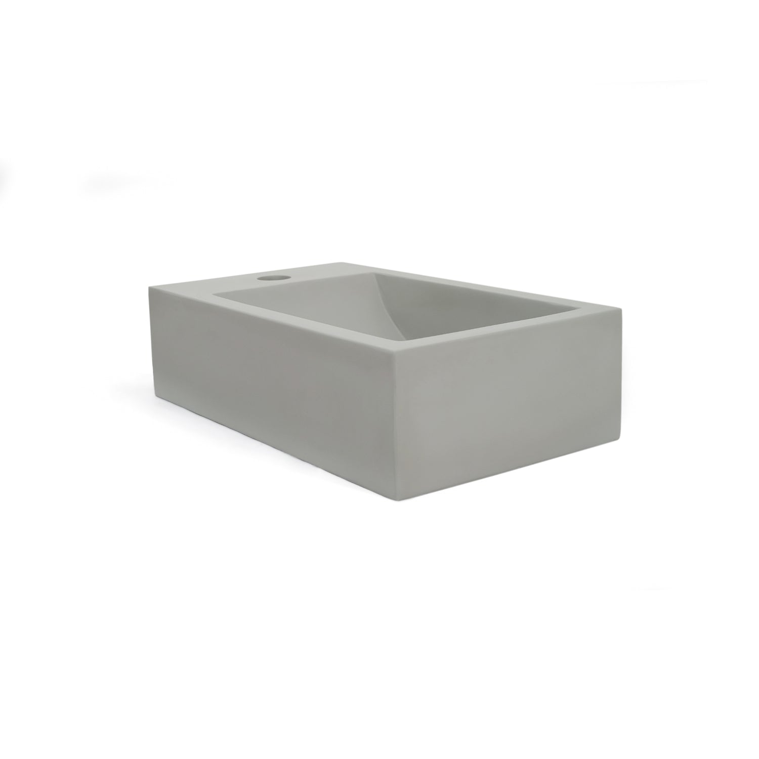 Barclay Brixton — Lavabo de Pared Rectangular de Concreto — imagen 10