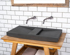 Barclay Lex 27" — Lavabo de Sobreponer de Concreto — imagen 2