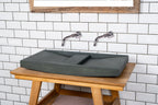 Barclay Lex 27" — Lavabo de Sobreponer de Concreto — imagen 3