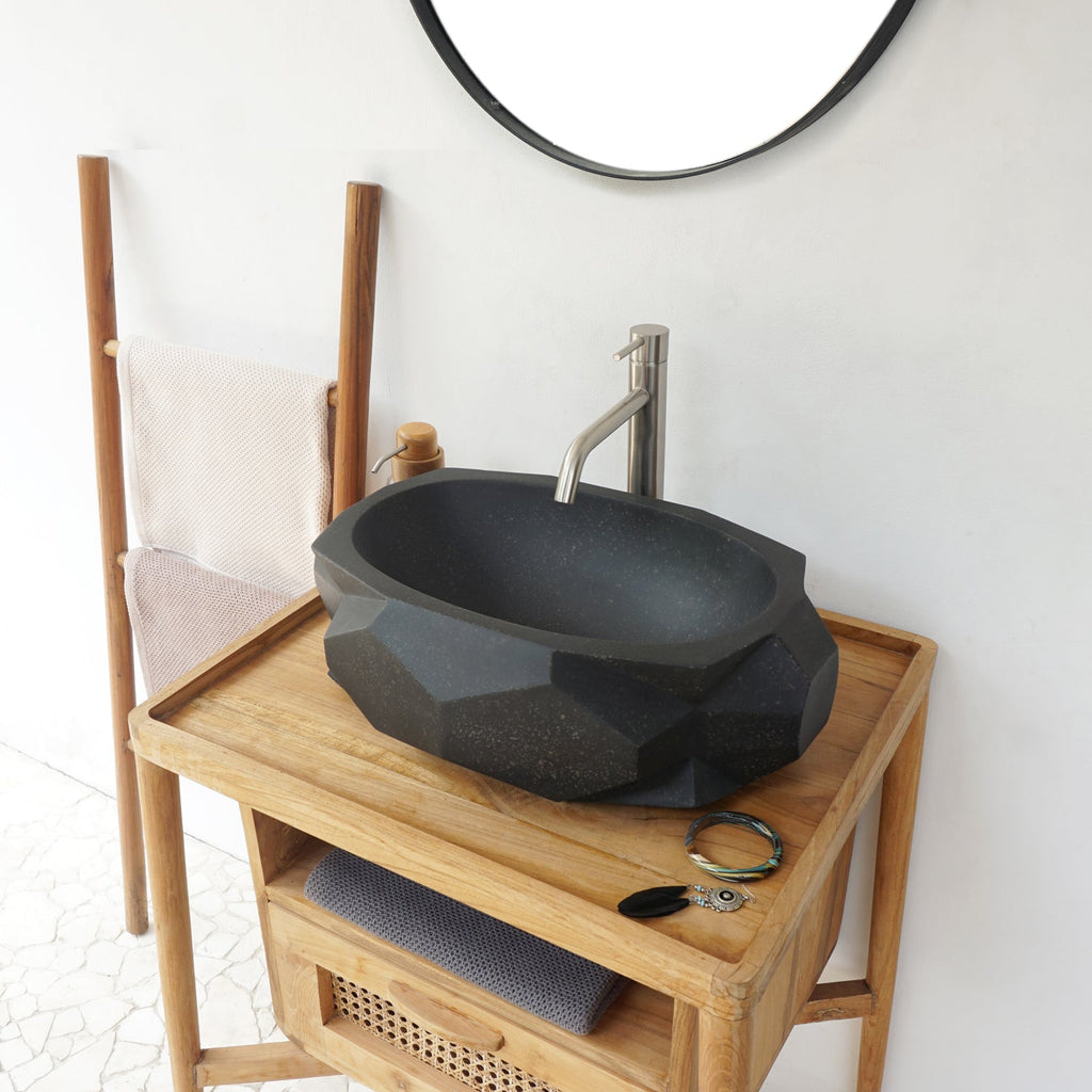 Barclay Kyan — Lavabo de Sobreponer Oval de Concreto — imagen 5