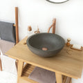 Barclay Cordell Grande — Lavabo de Sobreponer Redondo de Concreto — imagen 1
