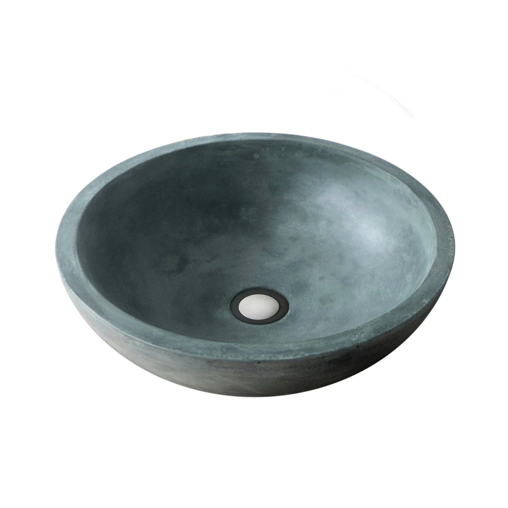 Barclay Cordell Grande — Lavabo de Sobreponer Redondo de Concreto — imagen 4