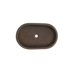 Barclay Uri — Lavabo de Sobreponer Oval de Concreto — imagen 8