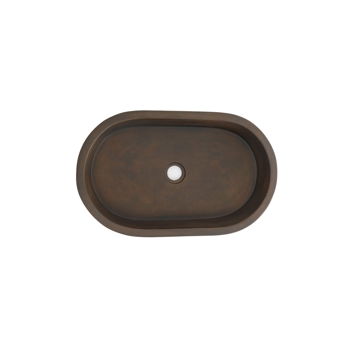 Barclay Uri — Lavabo de Sobreponer Oval de Concreto — imagen 8