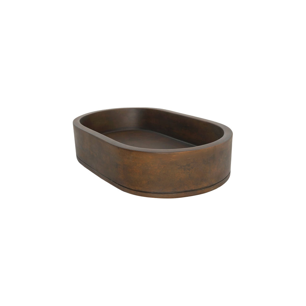 Barclay Uri — Lavabo de Sobreponer Oval de Concreto — imagen 7