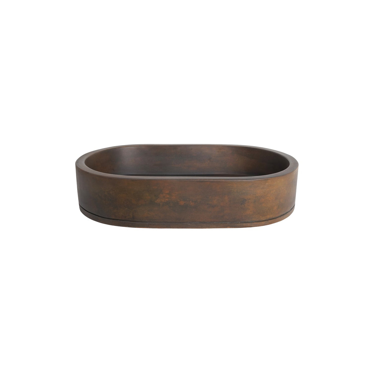 Barclay Uri — Lavabo de Sobreponer Oval de Concreto — imagen 10