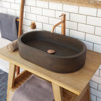 Barclay Uri — Lavabo de Sobreponer Oval de Concreto — imagen 6