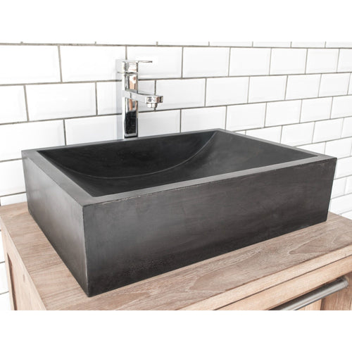 Barclay Eldon — Lavabo de Sobreponer Rectangular de Concreto — imagen 1