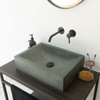 Barclay Eldon — Lavabo de Sobreponer Rectangular de Concreto — imagen 2