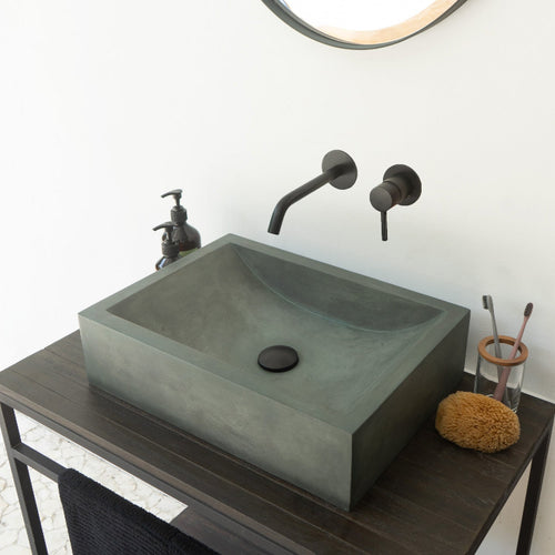 Barclay Eldon — Lavabo de Sobreponer Rectangular de Concreto — imagen 2