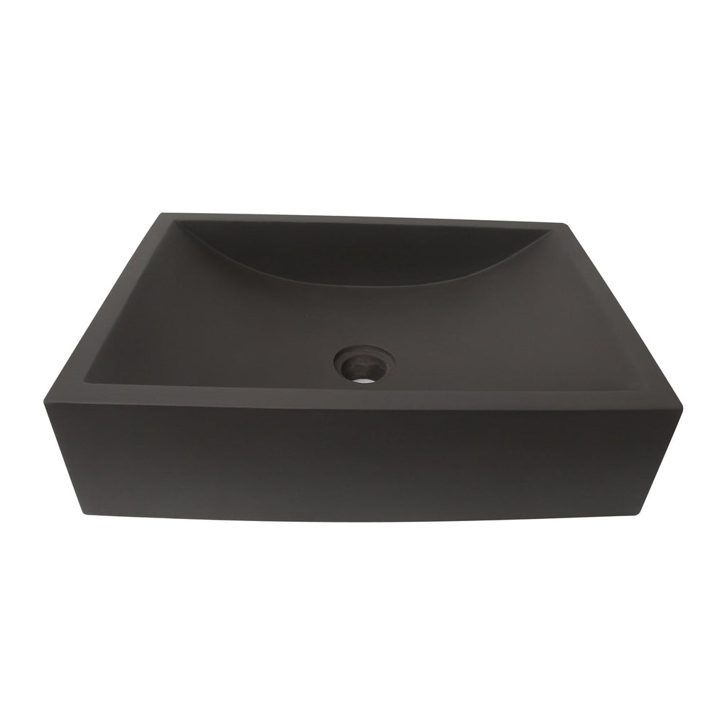 Barclay Eldon — Lavabo de Sobreponer Rectangular de Concreto — imagen 3
