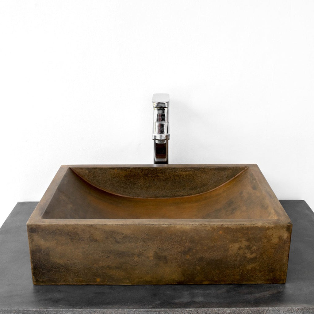Barclay Eldon — Lavabo de Sobreponer Rectangular de Concreto — imagen 7