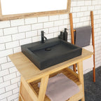 Barclay Ewan — Lavabo de Sobreponer Rectangular de Concreto — imagen 5