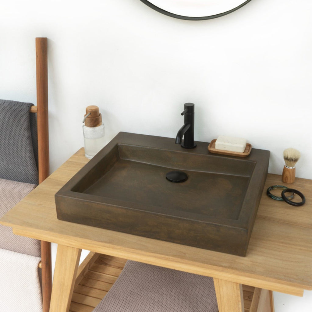 Barclay Ewan — Lavabo de Sobreponer Rectangular de Concreto — imagen 6