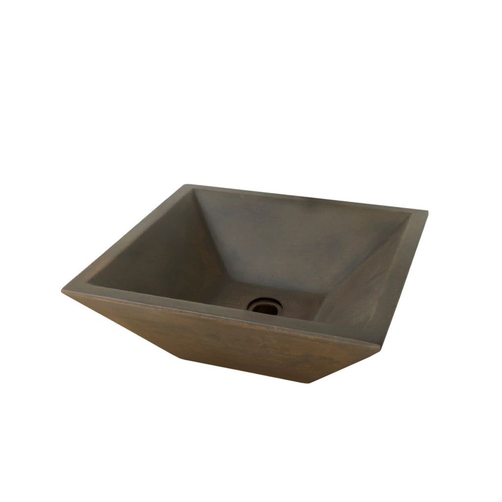 Barclay Radam — Lavabo de Sobreponer Cuadrado de Concreto — imagen 5