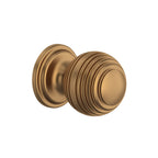 Rohl Perillas de Gabinete Contorneadas Chicas - Juego de 5 - Bronce Inglés