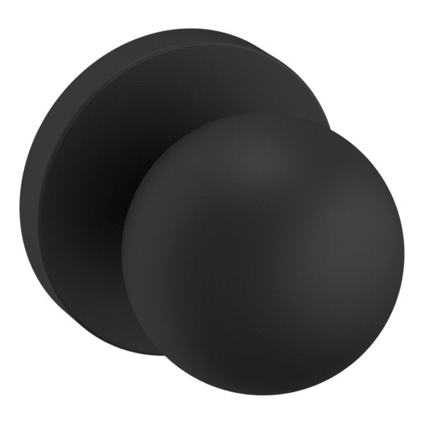 Baldwin Hardware Perilla 5041 con Roseta 5046 — Negro satinado — Dummy completo