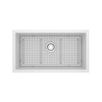 Rohl Fonsa Tarja Sencilla de Cuarzo Bajocubierta 33" - Blanco