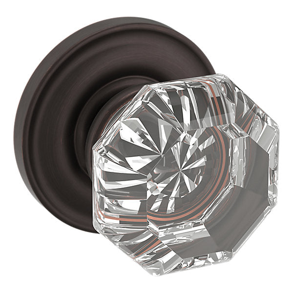 Baldwin Hardware Perilla 5080 Fillmore con Roseta 5048 — Bronce veneciano — Dummy completo