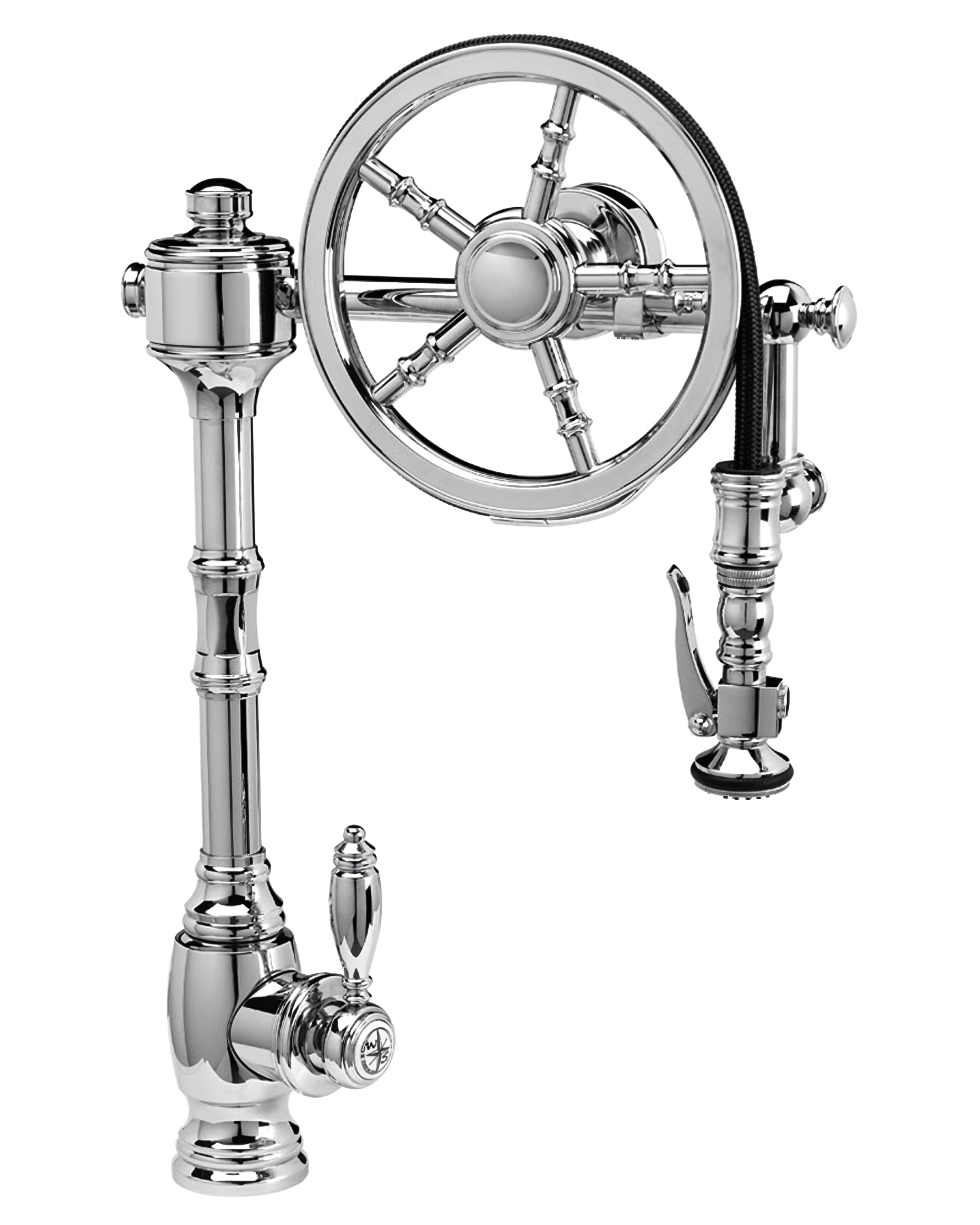 Waterstone Traditional Llave de Cocina Extraíble tipo Volante — Waterstone 5100