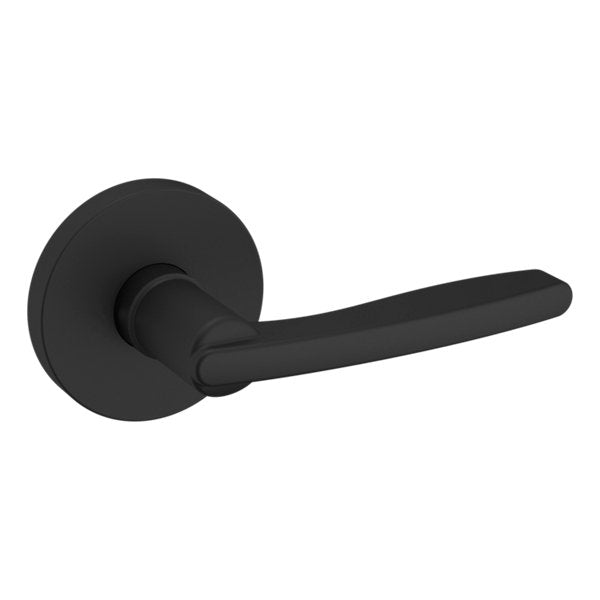 Baldwin Hardware Manija 5164 con Roseta 5046 — Negro satinado — Dummy completo