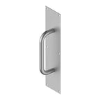 Deltana Placa con Jaladera de Acero Inoxidable 4" x 16" — Acero Inoxidable Satinado