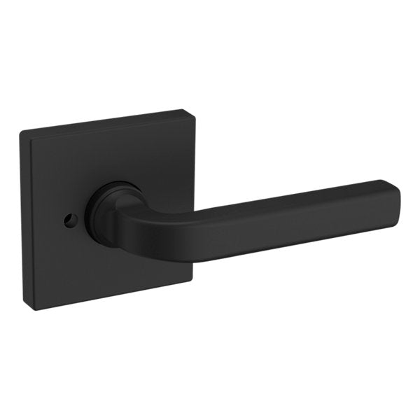 Baldwin Hardware Manija 5190 con Roseta R017 — Negro satinado — Privacidad