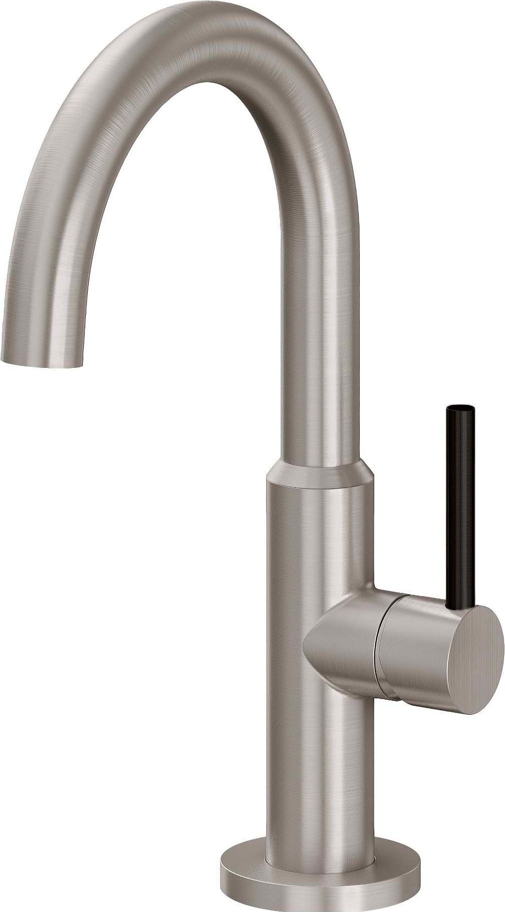 California Faucets D Street Llave de Lavabo/Bar de Un Solo Orificio - Níquel Satinado