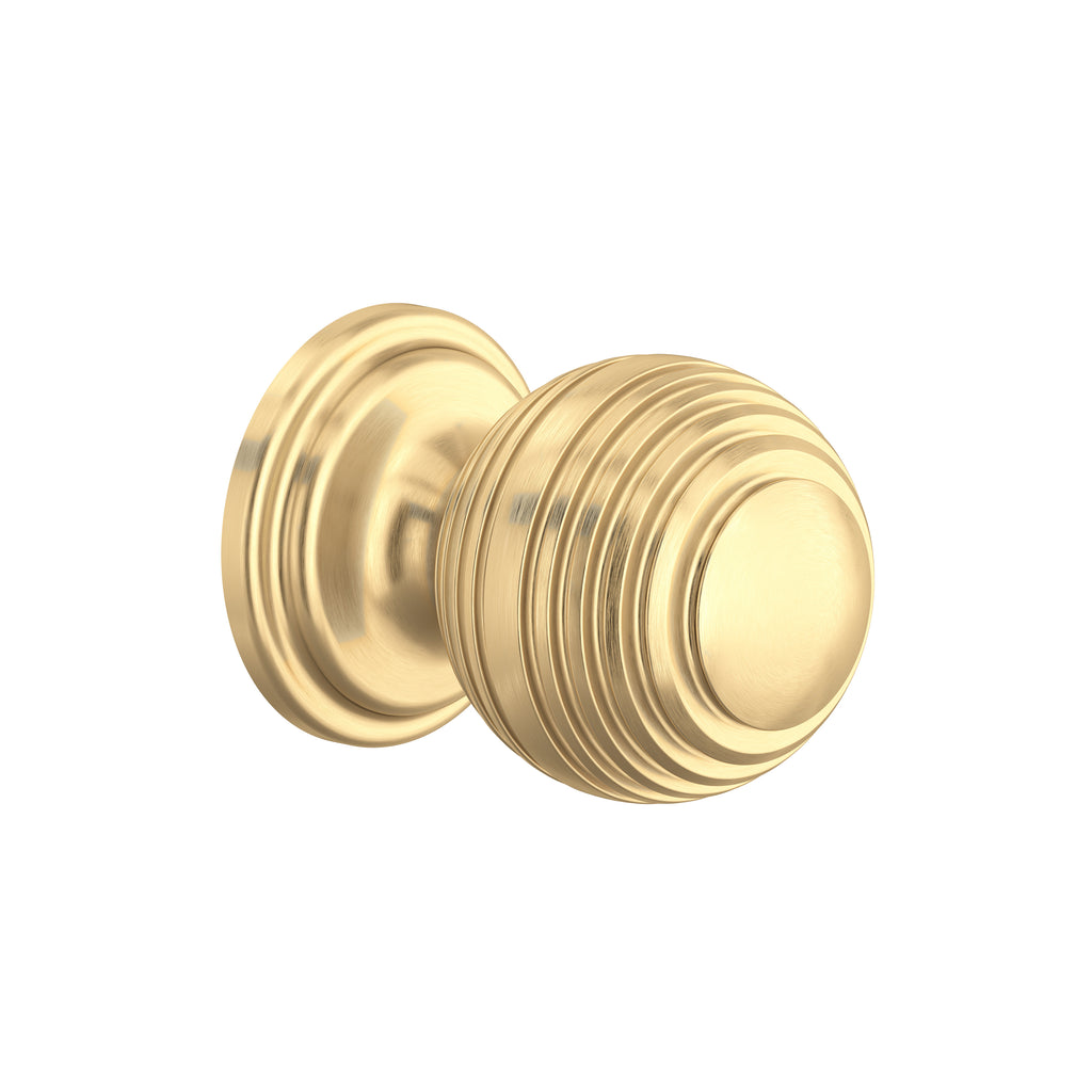 Rohl Perillas de Gabinete Contorneadas Chicas - Juego de 5 - Oro Inglés Satinado