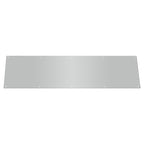 Deltana Placa de Zócalo de Acero Inoxidable 10" x 34" — Acero Inoxidable Satinado