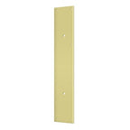 Deltana Placa de Empuje con Jaladera 3-1/2" x 20" — Latón Pulido