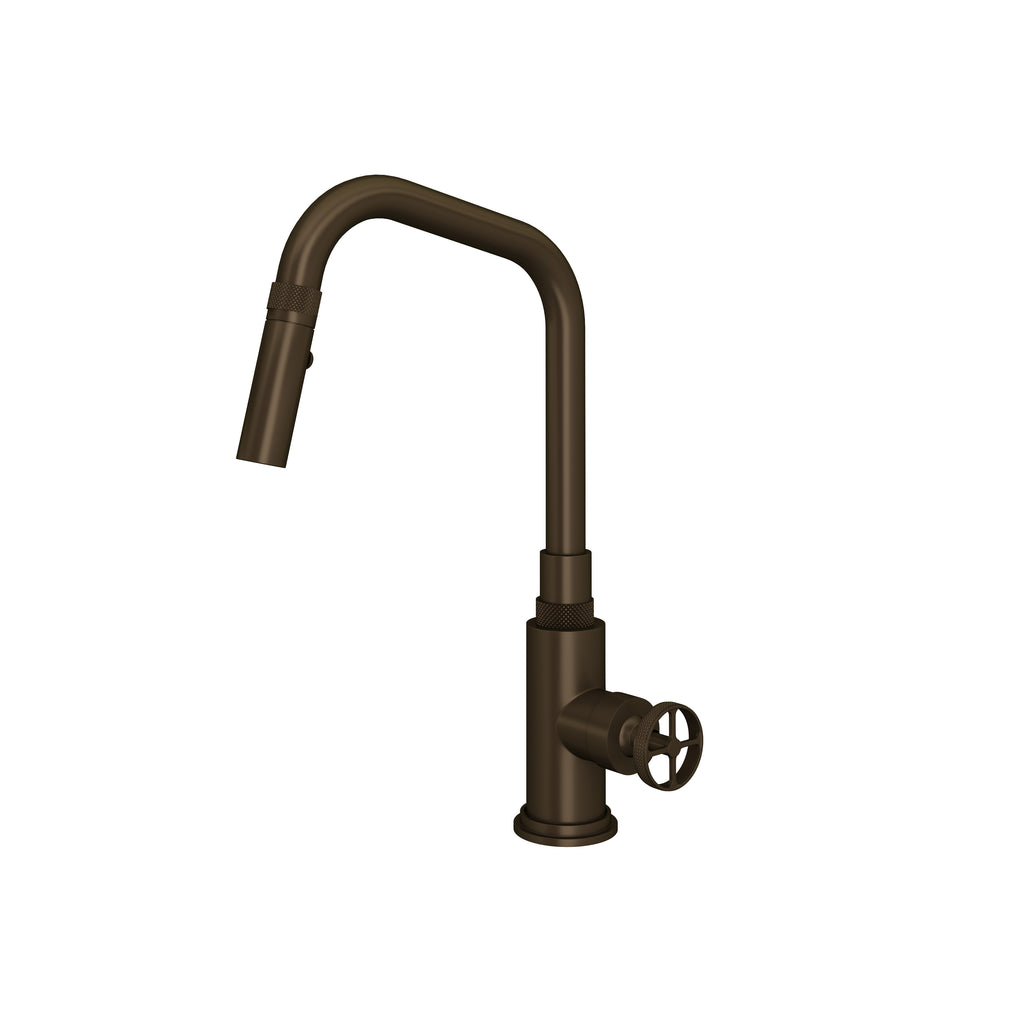 Rohl Campo Mezcladora de Cocina Extraíble - Latón Toscano