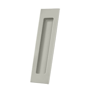 Deltana Jaladera Empotrada Rectangular de Uso Rudo 7" — Níquel Satinado