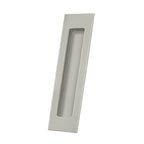 Deltana Jaladera Empotrada Rectangular de Uso Rudo 7" — Níquel Satinado