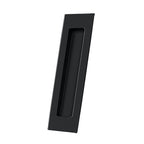 Deltana Jaladera Empotrada Rectangular de Uso Rudo 7" — Negro Mate