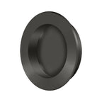 Deltana Jaladera Empotrada Redonda de Uso Rudo 2-3/8" — Bronce Aceitado