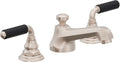 California Faucets Del Mar 8" Llave de Lavabo de 3 Orificios para Cubierta, con Dos Manerales - Níquel Satinado