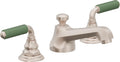 California Faucets Del Mar 8" Llave de Lavabo de 3 Orificios para Cubierta, con Dos Manerales - Níquel Satinado
